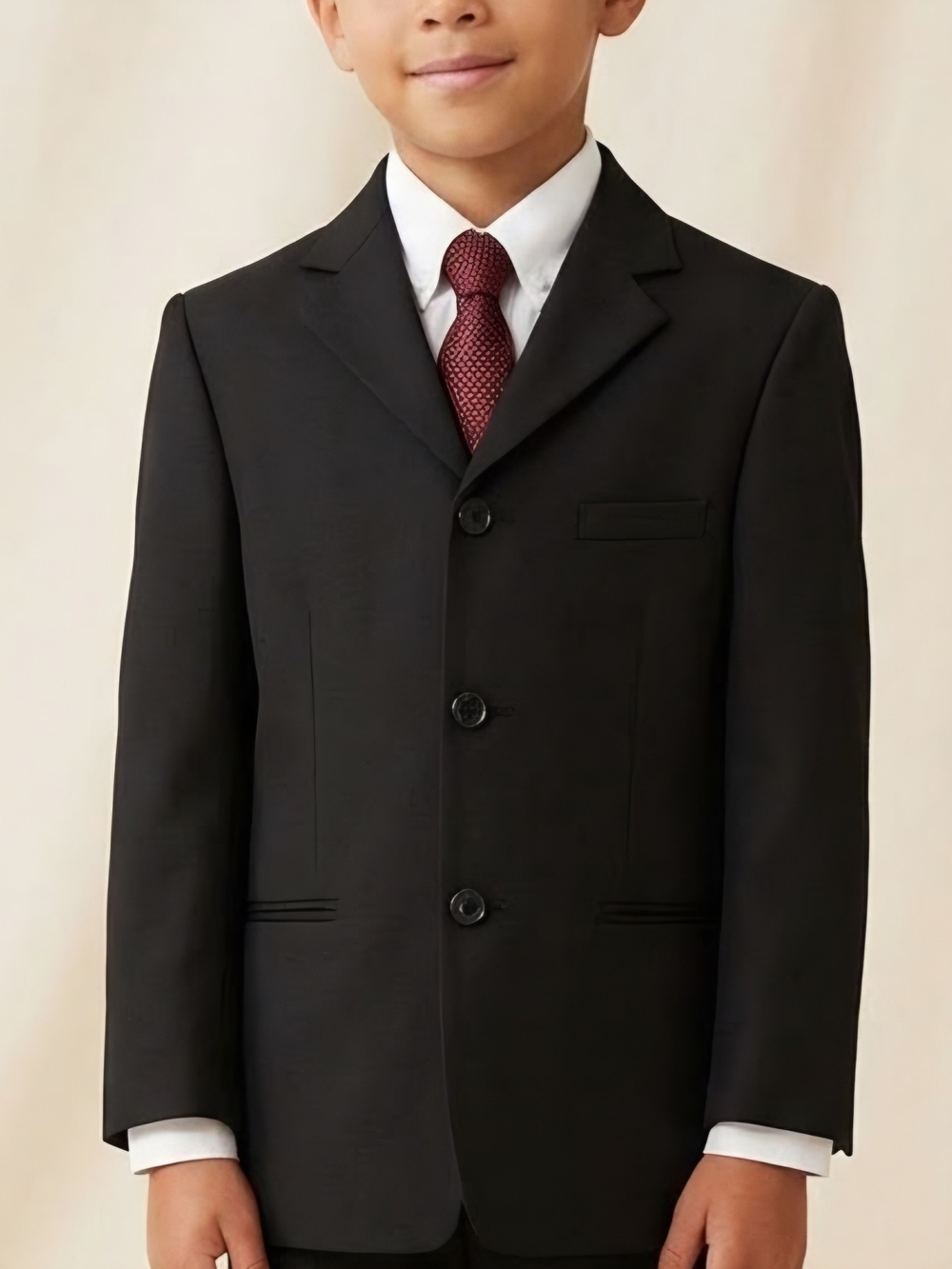 Boys Black Formal Blazer Jacket